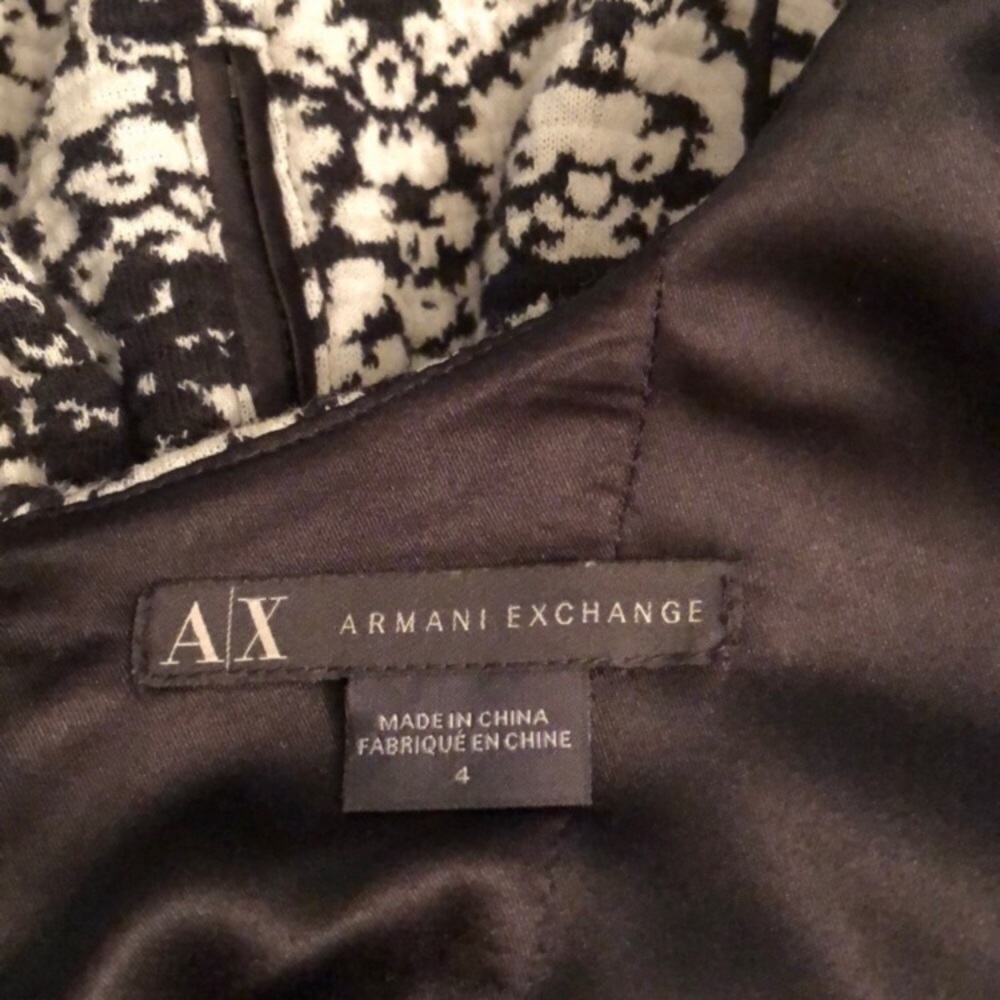 🖤A/X ARMANI EXCHANGE🖤FIT AND FLARE SEAMED DRESS - Picture 5 of 6